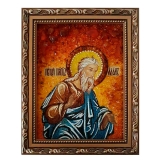 The Amber Icon The Holy Righteous Ancestor Adam 60x80 cm