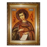 Янтарная икона Святой пророк Даниил 80x120 см