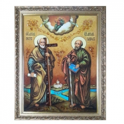 The Amber Icon The Holy Apostles Peter and Paul 15x20 cm - фото