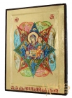 Икона Пресвятая Богородица Неопалимая Купина Греческий стиль в позолоте  без шкатулки
