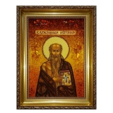 Amber Icon of the Blessed Jerome 60x80 cm