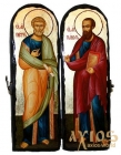 The icon under the old days The Holy Apostles Peter and Paul Skladen double 10x30 cm