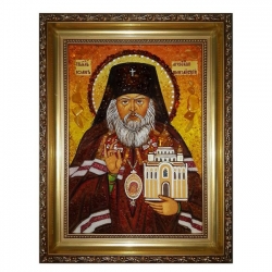 The Amber Icon The Holy Archbishop of San Francisco and Shanghai John 40x60 cm - фото