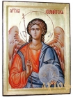 Icon Holy Angel Guardian in gilding Greek style 30x40 cm