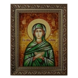 Amber Icon Holy Righteous Mary 60x80 cm