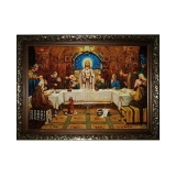 The Amber Icon of the Last Supper 30x40 cm