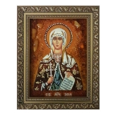 Amber Icon Holy Martyr Zoya 60x80 cm