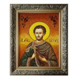 Amber Icon Holy Martyr Victor 80x120 cm