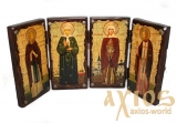 Icon for the ancient Saints folding quadruple 44x21 cm