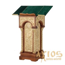Anala wooden single sliding tel. # 4, 130 cm, with gilded elements - фото
