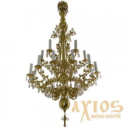 Chandelier 2 tiered 18 candles  (ПК) 02_18_2 - фото