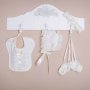 Attire for christening «Luxurious», white color