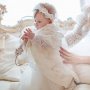 Attire for christening «Luxurious», white color