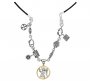 Necklace - pendant «Christmas» with Angel`s image and Bethlehem star, silver 925 °, gilding
