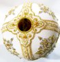 Miter "Kolos" white, gold embroidery with beads