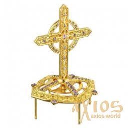 The cross on the miter brass gilded - фото
