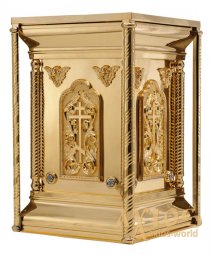 Altar metal No. 2, gilding with brass cornices for varnish, enamel - фото