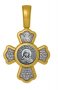Cross «The Crucifixion. Holy righteous Elizabeth»