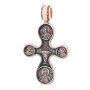 The natest cross «Etimasiya. Eight Saints », gold 585 °, with blackening 36x22 mm, О п02662