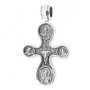 The natest cross «Etimasiya. Eight Saints», silver 925 with blackening, 35x21mm, O 13529