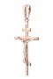 The cross «Crucifixion», gold 585, 30x20mm, О п02680
