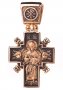 The cross «Jesus Christ» is the King of Kings ». Icon of the Mother of God «Derzhavnaya», gold 585, with blackening 40x22mm, О п02407