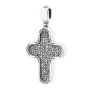 Neck cross, silver 925, with blackening, 40x25mm, O 13364
