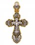 The Crucifixion of Christ. Guardian angel. Orthodox cross, 23х42 mm, E 8398