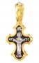 Orthodox cross, Protection of the Holy Virgin, 15x30 mm, Е 8008