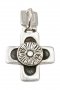 Cross "of Korsun", 925° sterling silver, garnet