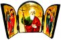 Icon Antique Holy Apostle Andrew Skladen triple