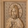 Carved icon St. Knyaz Oleg of Bryansk