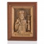 Carved icon of St. Theodosius, Archbishop of Chernigov