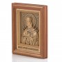 Carved icon of Virgin Mary Seven arrows