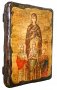 Icon antique Saints Faith, Hope, Love and their mother Sophia 30x40 cm