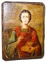 Icon Antique Holy Great Martyr and Healer Panteleimon 17h23 cm