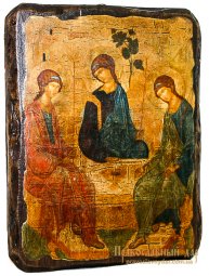 Icon Antique Holy Trinity St. Andrei Rublev 30x40 cm - фото