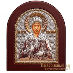 Icon of St. Matrona Moscow 16x19 cm (arch) Greece - фото