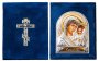 Icon of the Holy Mother of God of Kazan 6x8 cm Velvet hinged Greece