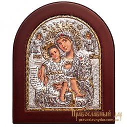 Icon of the Holy Mother of God is truly meet 8x10 cm (arch) Greece - фото