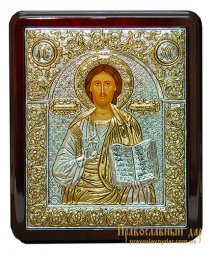 Icon of Christ Pantocrator 19x25 cm Greece - фото
