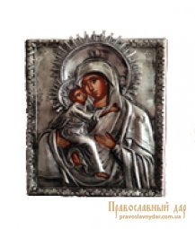 Icon of the Holy Theotokos of Vladimir 14x18 cm Greece - фото