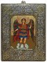 Icon of the Holy Archangel Michael Byzantine style 15x20 cm