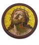 Icon of a mosaic of Jesus in a crown of thorns