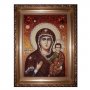 Amber icon of Virgin Mary Blachernae 20x30 cm