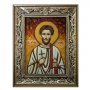 Amber icon of the Holy Roman Kesariysky 20x30 cm