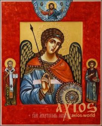 Icon Saint Archangel Michael 30х37,5 cm - фото