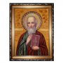 The Amber Icon The Holy Evangelist John the Theologian 60x80 cm