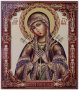 Icon of the Blessed Virgin Softening of evil hearts (large), MDF, veneer (ash-tree), ark, printing, varnish, 24x28 cm