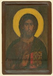 The icon Christ Pantocrator on Holy Mount Athos - фото